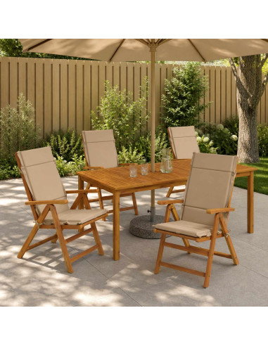 Cuscini per Sedia Alta in 6 Pezzi GEMERT 6 pcs 100% Poliestere