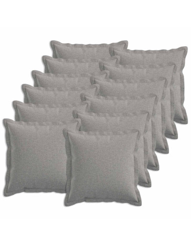 Cuscino con cuscino HOUTEN 12 pz Grigio Nuvola Lino