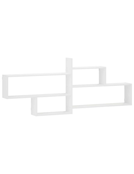 Scaffale da parete Bianco 168.5 x 17 x 68 cm