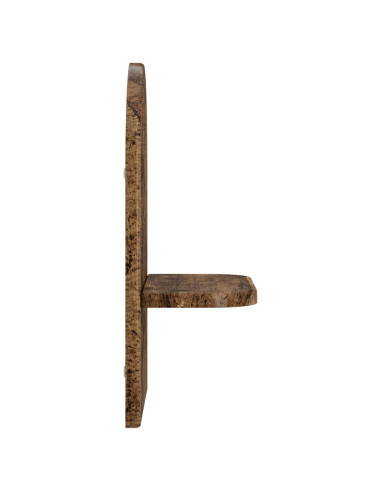 Scaffale da parete 2 pz Legno antico 23 x 13.5 x 37.5 cm