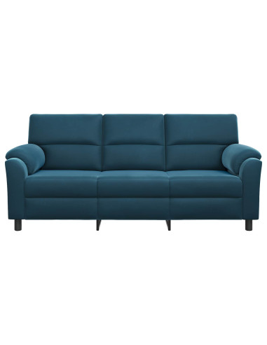 Divano Blu 214 x 85 x 93 cm Velluto