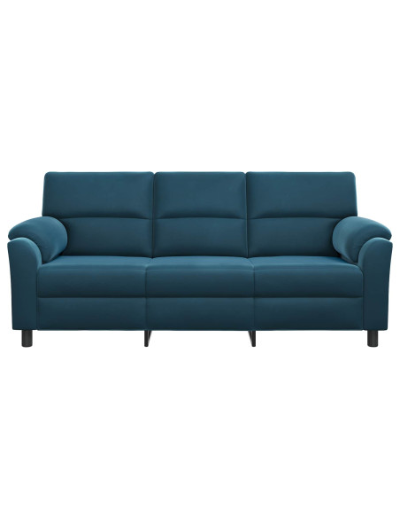 Divano Blu 214 x 85 x 93 cm Velluto