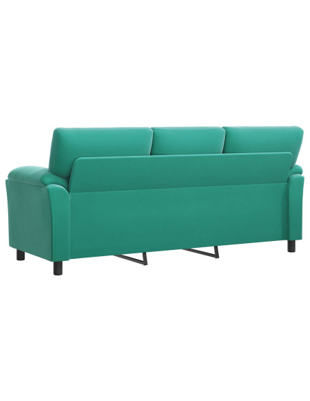 Divano Turchese 214 x 85 x 93 cm Velluto