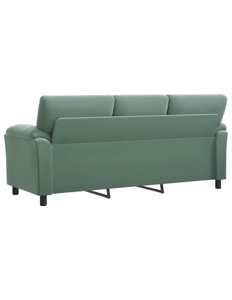 Divano Verde Mare 214 x 85 x 93 cm Velluto