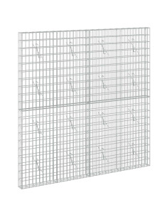 Gabione con Filo da 5 mm e Rete da 5x10 cm 200x10x200 cm 2