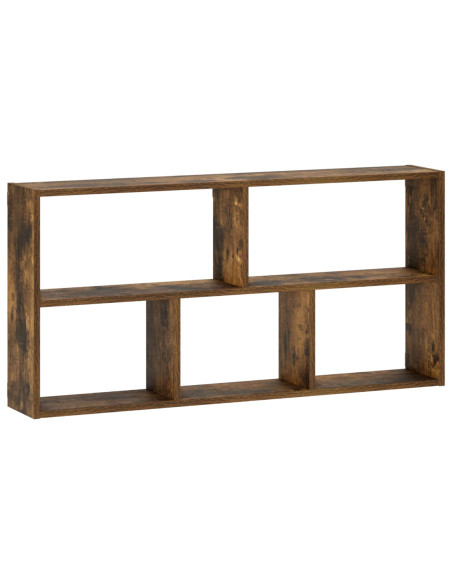 Scaffale da parete Rovere Fumo 102 x 17 x 50 cm