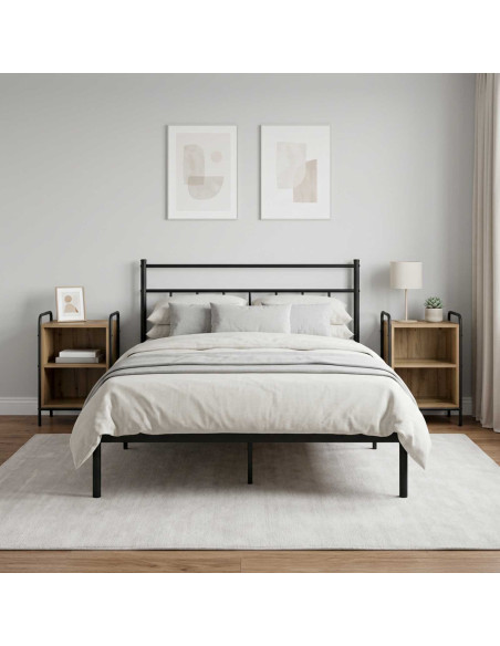 Armadio da Notte 2 pz Rovere Artigianale 40 x 30 x 60 cm