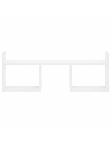 Scaffale da parete Bianco 90 x 17 x 32 cm Legno ingegnerizzato