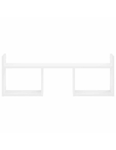 Scaffale da parete Bianco 90 x 17 x 32 cm Legno ingegnerizzato