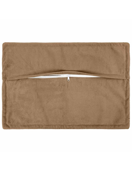 Federa 6 pcs HOUTEN Tortora 50 x 75 cm Fleece in microfibra