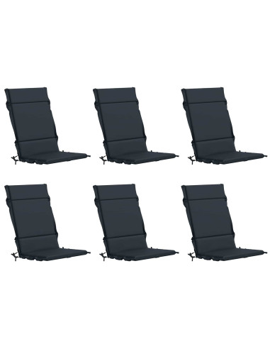 Cuscini per Sedia Alta in 6 Pezzi GEMERT 6 pcs 100% Poliestere