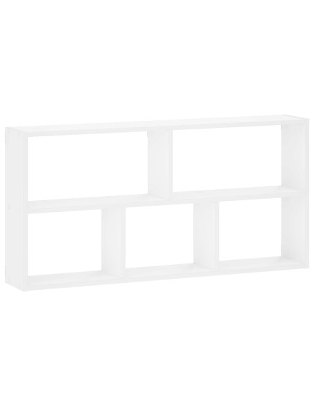 Scaffale da parete Bianco 102 x 17 x 50 cm Legno ingegnerizzato