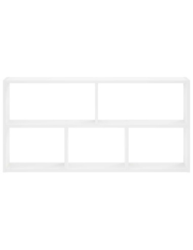 Scaffale da parete Bianco 102 x 17 x 50 cm Legno ingegnerizzato