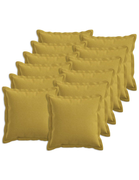 Federa 12 pcs HOUTEN Verde chiaro 40 x 40 cm Lino