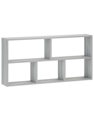 Scaffale da parete Sonoma grigio 102 x 17 x 50 cm