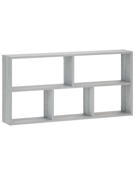 Scaffale da parete Sonoma grigio 102 x 17 x 50 cm