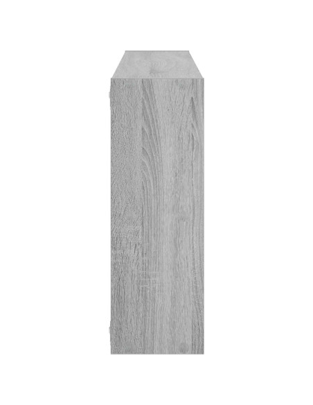 Scaffale da parete Sonoma grigio 102 x 17 x 50 cm