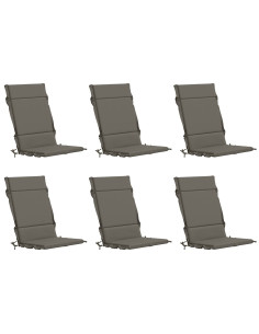 Cuscini per Sedia Alta in 6 Pezzi GEMERT 6 pcs 100% Poliestere 2