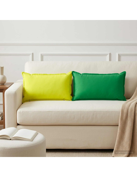Cuscino con cuscino HOUTEN 2 pz Verde brillante. Poliestere