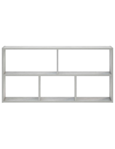 Scaffale da parete Grigio Cemento 102 x 17 x 50 cm