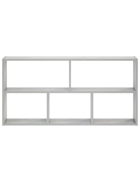 Scaffale da parete Grigio Cemento 102 x 17 x 50 cm