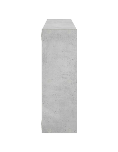 Scaffale da parete Grigio Cemento 102 x 17 x 50 cm
