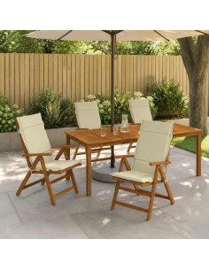 Cuscini per Sedia Alta in 6 Pezzi GEMERT 6 pcs 100% Poliestere