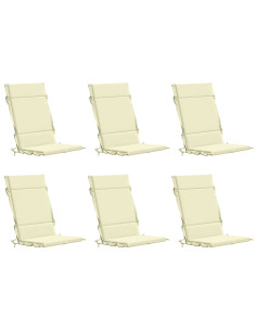 Cuscini per Sedia Alta in 6 Pezzi GEMERT 6 pcs 100% Poliestere 2