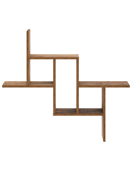 Scaffale da parete Legno antico 87 x 17 x 75 cm