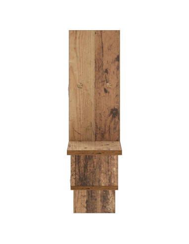 Scaffale da parete Legno antico 87 x 17 x 75 cm