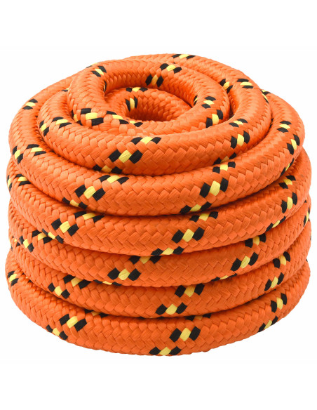 Corda multiuso 30 mm 10 m Arancione PP 5400 kg Carico massimo
