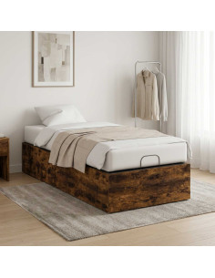 Giroletto per rete letto regolabile Rovere Fumo 100 x 200 cm