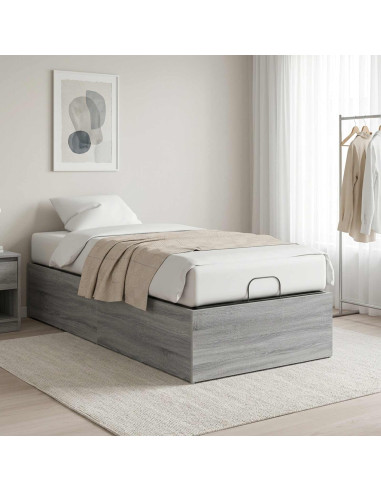 Giroletto per rete letto regolabile Sonoma grigio 90 x 190 cm