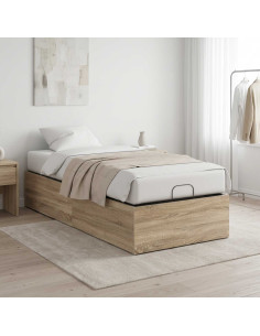 Giroletto per rete letto regolabile Rovere Sonoma 90 x 190 cm