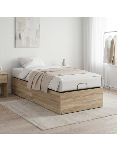 Giroletto per rete letto regolabile Rovere Sonoma 90 x 190 cm