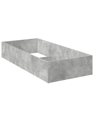 Giroletto per rete letto regolabile Grigio Cemento 100 x 200 cm