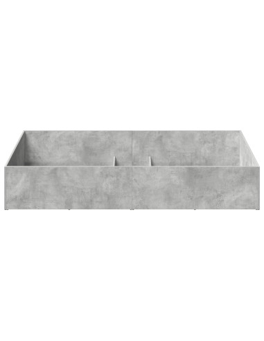 Giroletto per rete letto regolabile Grigio Cemento 100 x 200 cm