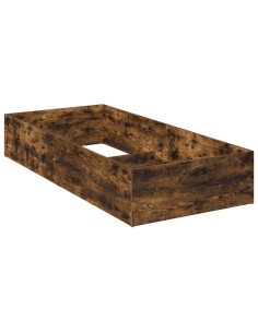 Giroletto per rete letto regolabile Rovere Fumo 100 x 200 cm 2