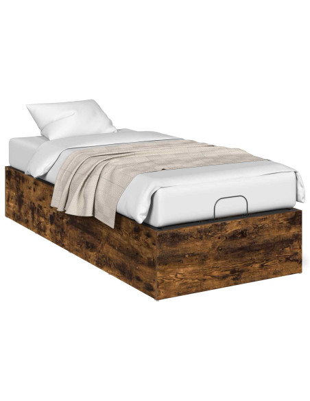 Giroletto per rete letto regolabile Rovere Fumo 100 x 200 cm