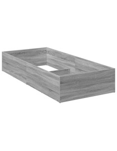 Giroletto per rete letto regolabile Sonoma grigio 90 x 190 cm 2
