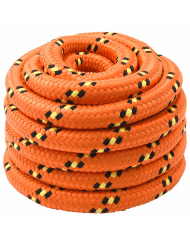 Corda multiuso 40 mm 10 m Arancione PP 9600 kg Carico massimo