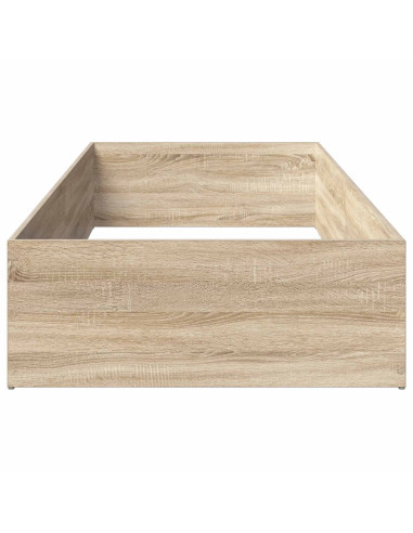 Giroletto per rete letto regolabile Rovere Sonoma 90 x 190 cm