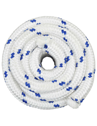 Corda multiuso 40 mm 10 m Bianco e Blu PP