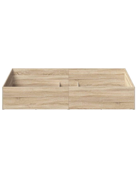 Giroletto per rete letto regolabile Rovere Sonoma 90 x 190 cm