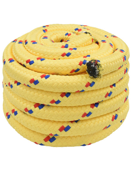 Corda multiuso 40 mm 5 m Giallo PP 9600 kg Carico massimo