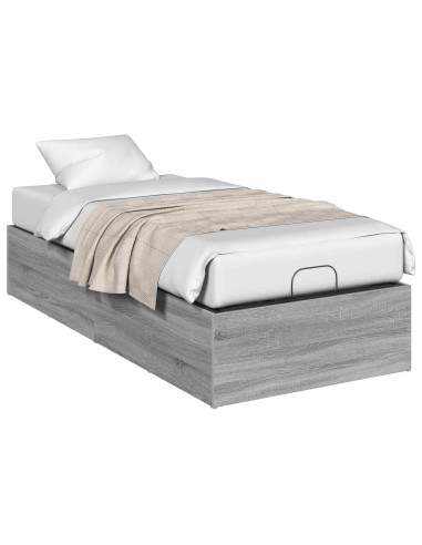 Giroletto per rete letto regolabile Sonoma grigio 100 x 200 cm