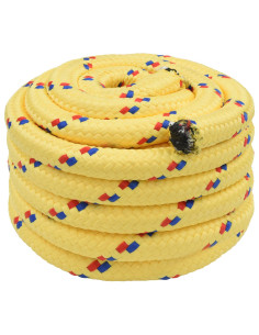Corda multiuso 50 mm 10 m Giallo PP 15000 kg Carico massimo