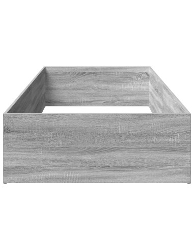 Giroletto per rete letto regolabile Sonoma grigio 100 x 200 cm