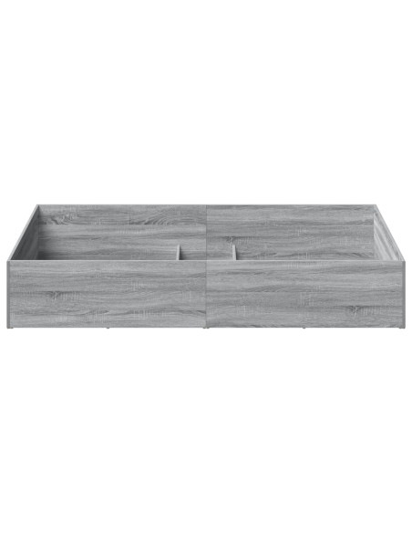 Giroletto per rete letto regolabile Sonoma grigio 100 x 200 cm