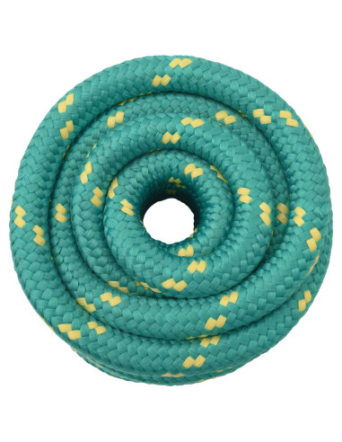 Corda multiuso 40 mm 5 m Verde PP 9600 kg Carico massimo